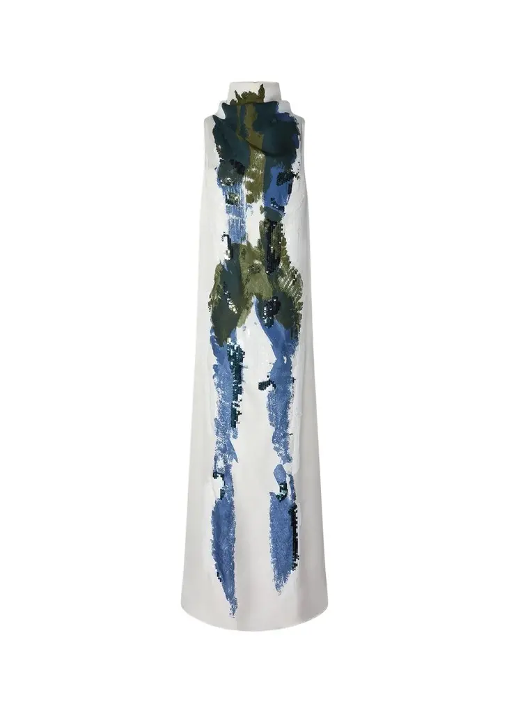 Noori Printed Silk Maxi Dress Noori Printed Silk Maxi Dress