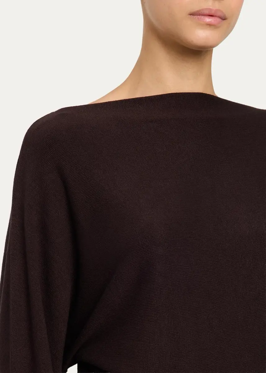 Vince Knit Blouson Midi Dress | Thumbnail 5 Vince Knit Blouson Midi Dress | Thumbnail 5