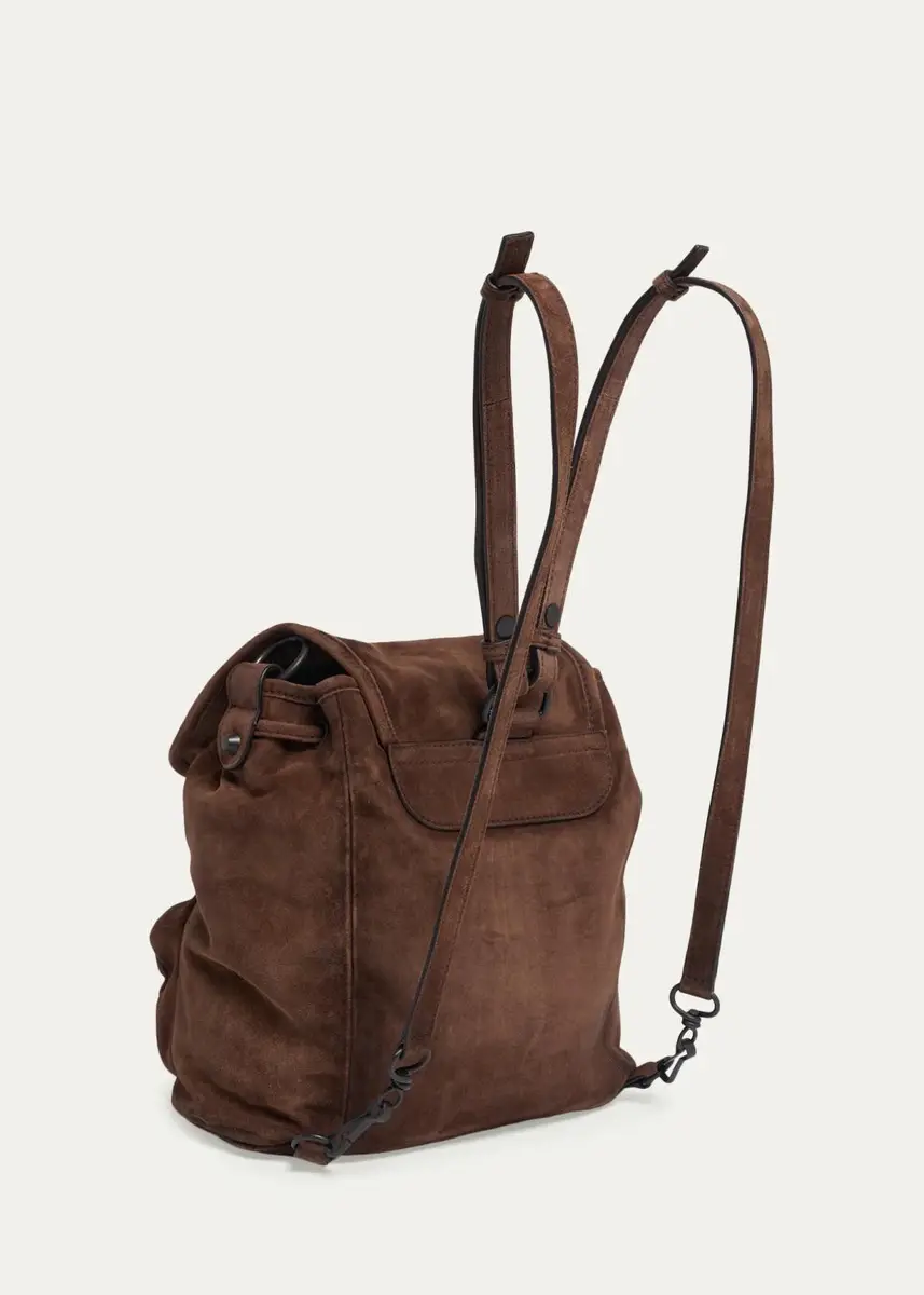 Balenciaga Le City Waxed Suede Backpack | Thumbnail 3 Balenciaga Le City Waxed Suede Backpack | Thumbnail 3
