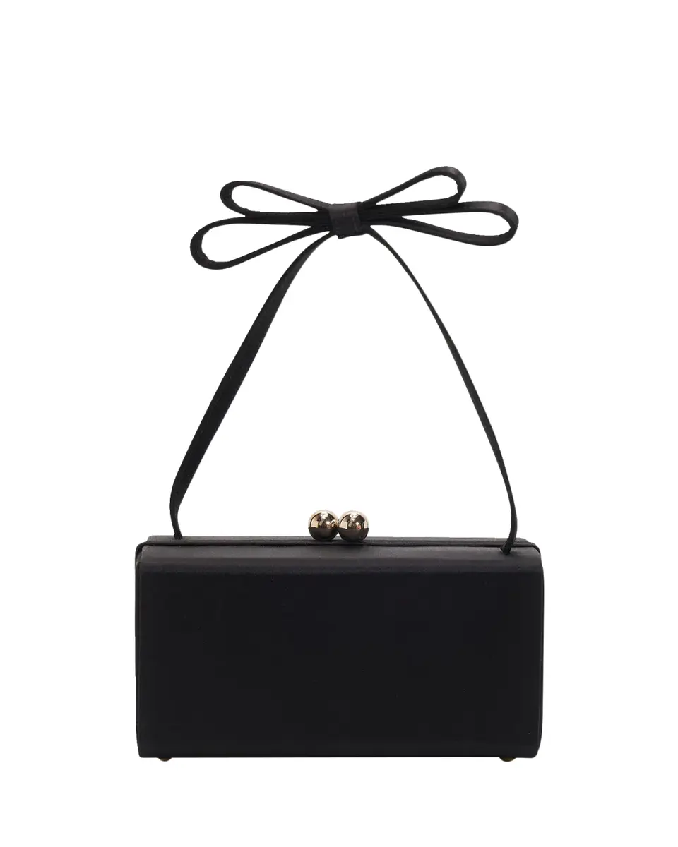 Carolina Herrera Mini Bow-Embellished Satin Top-Handle Bag | Thumbnail 2 Carolina Herrera Mini Bow-Embellished Satin Top-Handle Bag | Thumbnail 2