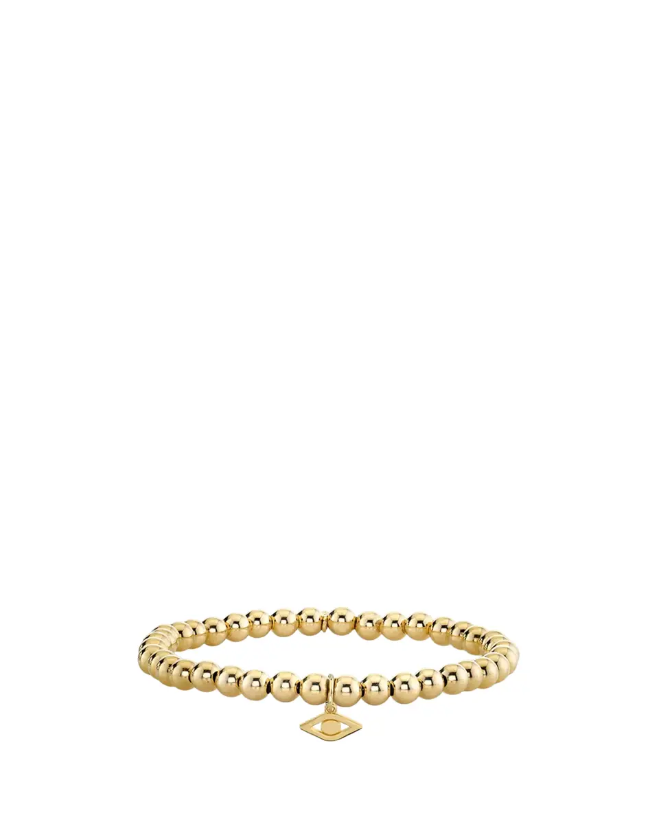 Sydney Evan 14K Pure Evil Eye Stretch Bracelet | Thumbnail 2 Sydney Evan 14K Pure Evil Eye Stretch Bracelet | Thumbnail 2