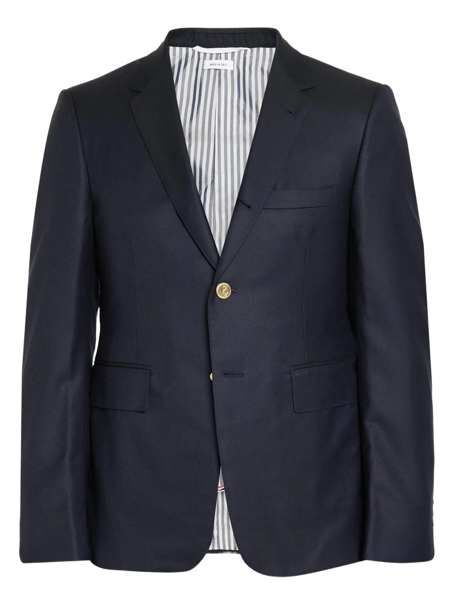 Thom Browne Men's Classic Wool Super 120S Wool Sport Jacket