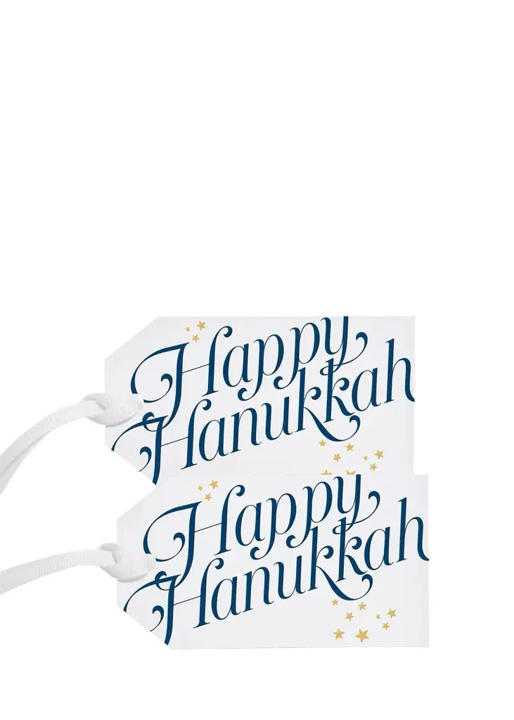Dear Annabelle Holiday Happy Hanukkah 12-Piece Gift Tags Set