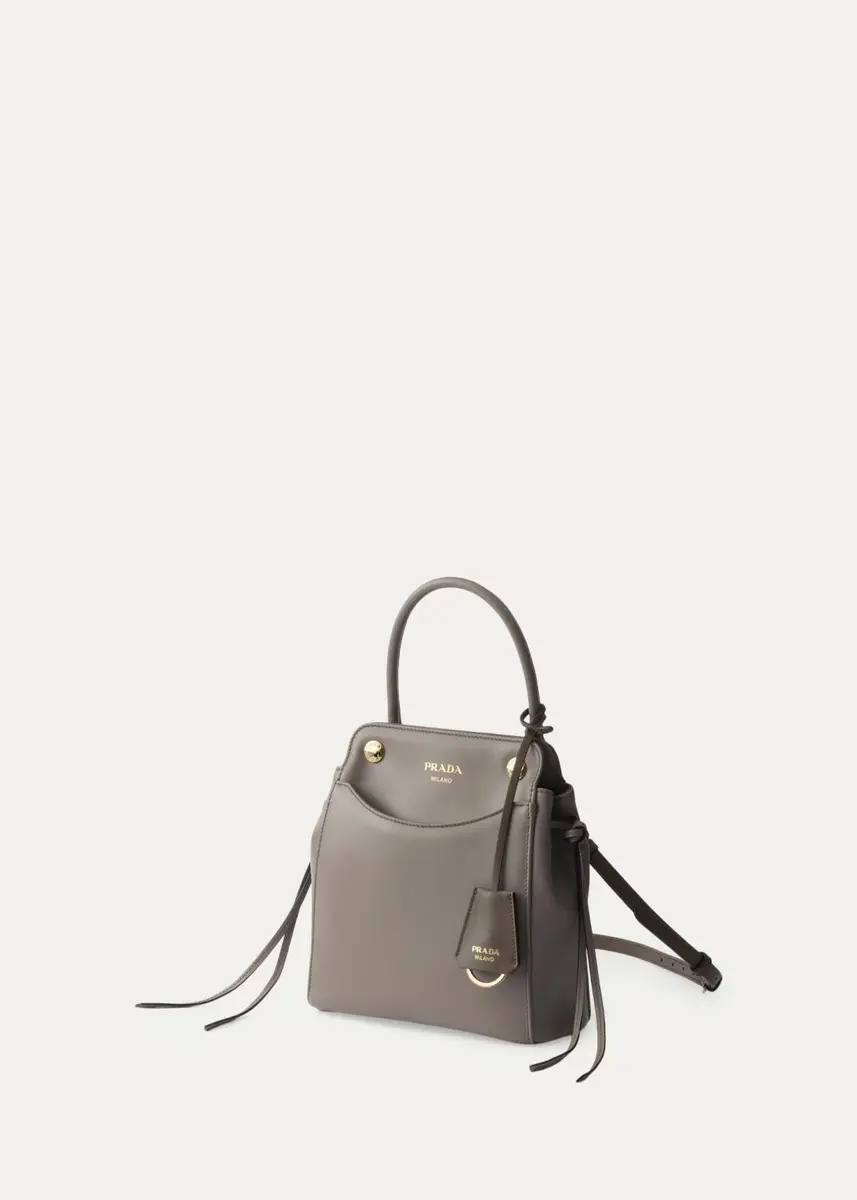 Prada Carry Leather Top-Handle Bag | Thumbnail 3