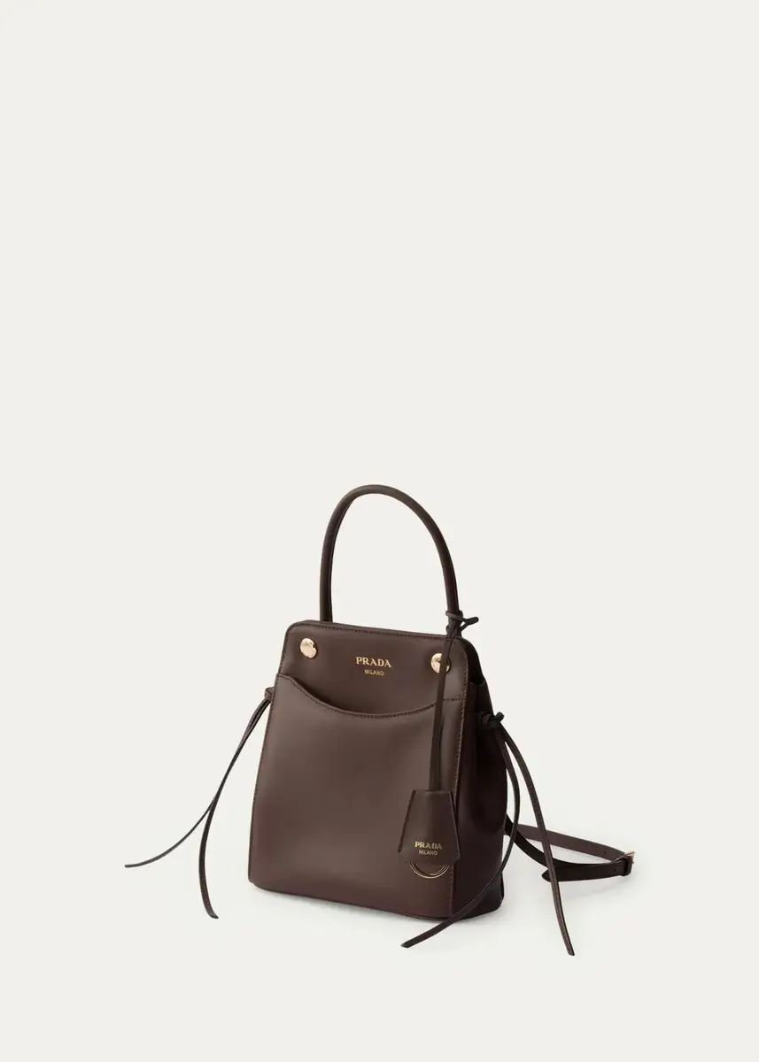 Prada Carry Leather Top-Handle Bag | Thumbnail 6