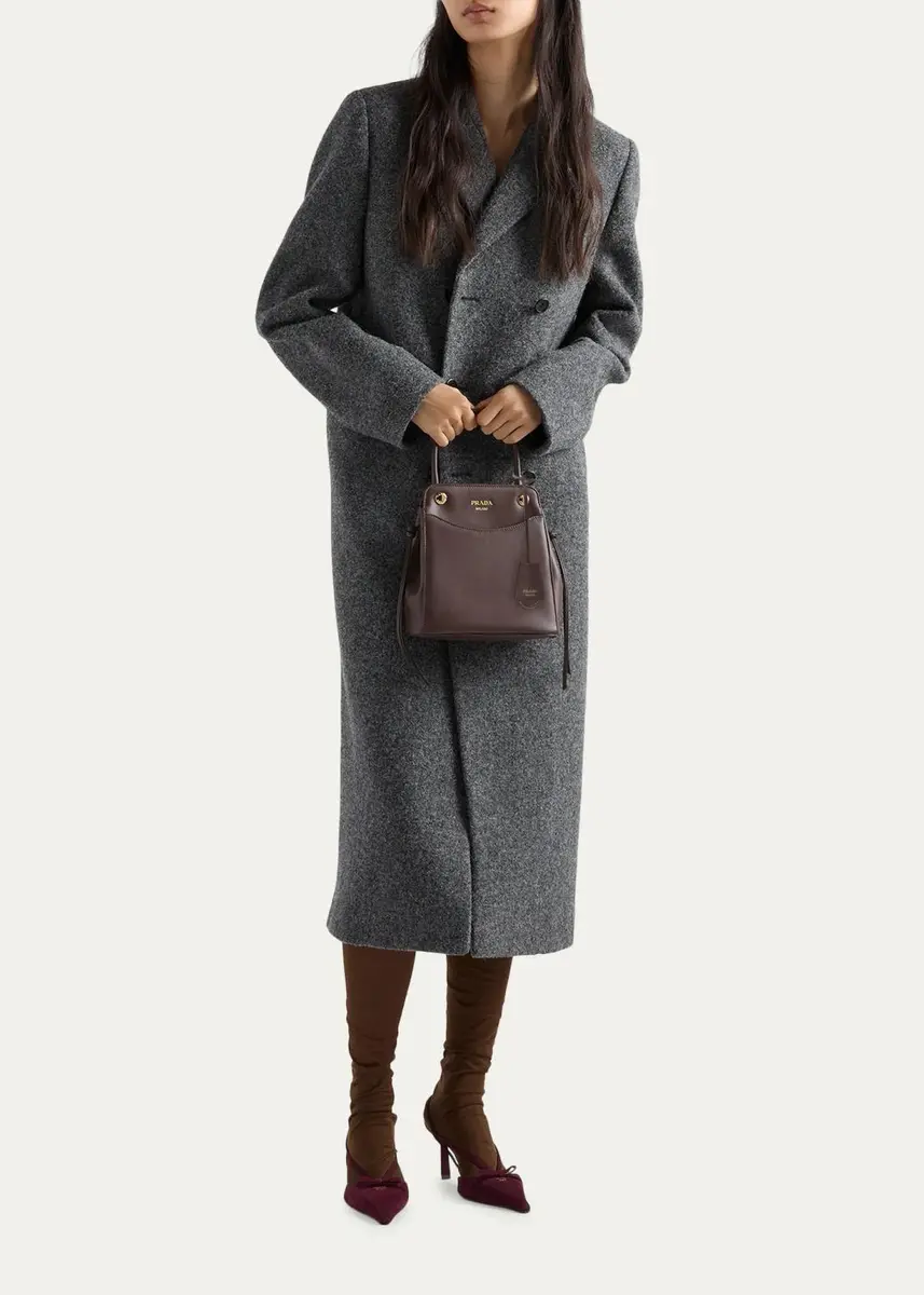 Prada Carry Leather Top-Handle Bag | Thumbnail 8