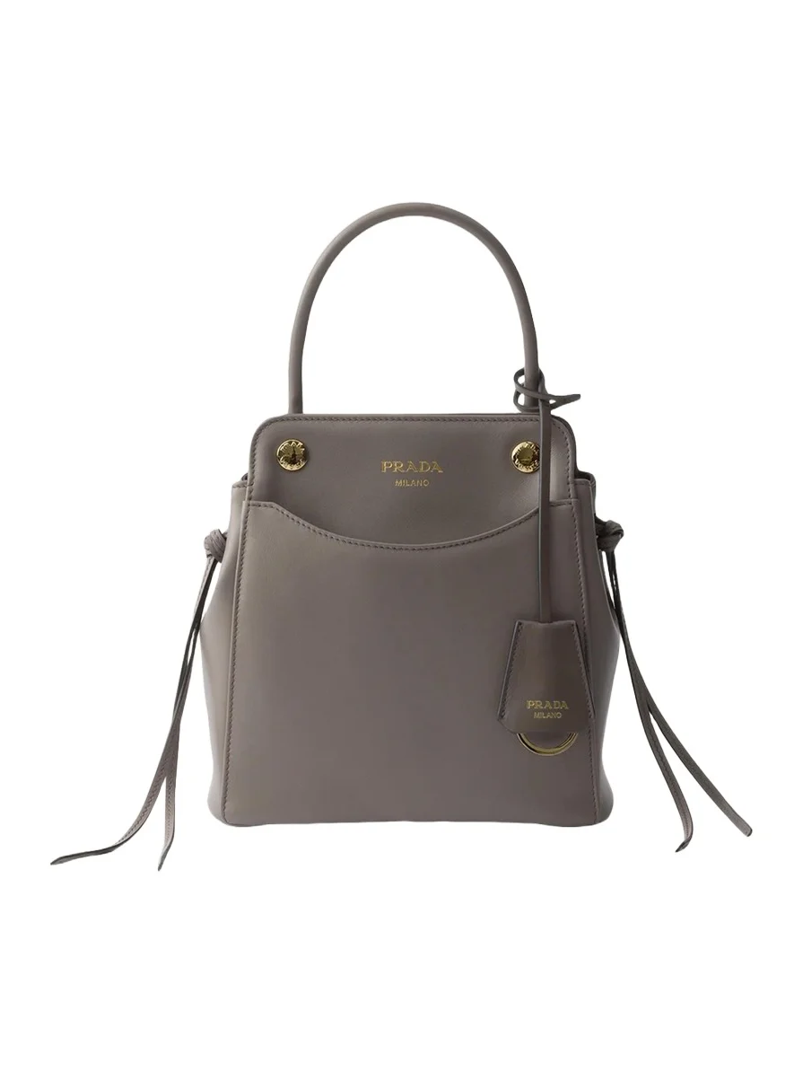 Prada Carry Leather Top-Handle Bag