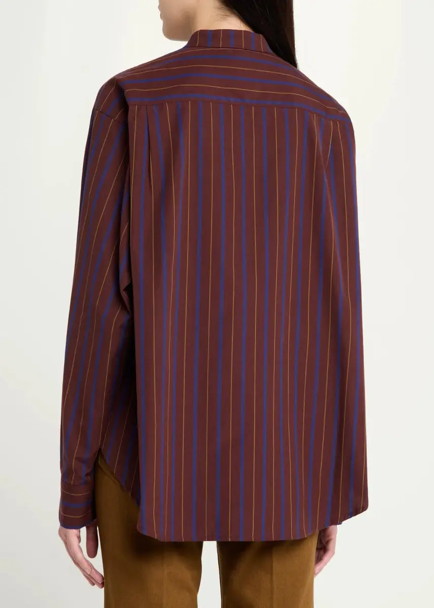 Jamie Haller The Editor Striped Cotton Shirt | Thumbnail 3