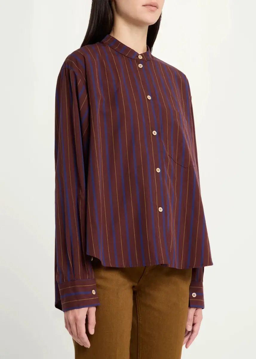 Jamie Haller The Editor Striped Cotton Shirt | Thumbnail 4