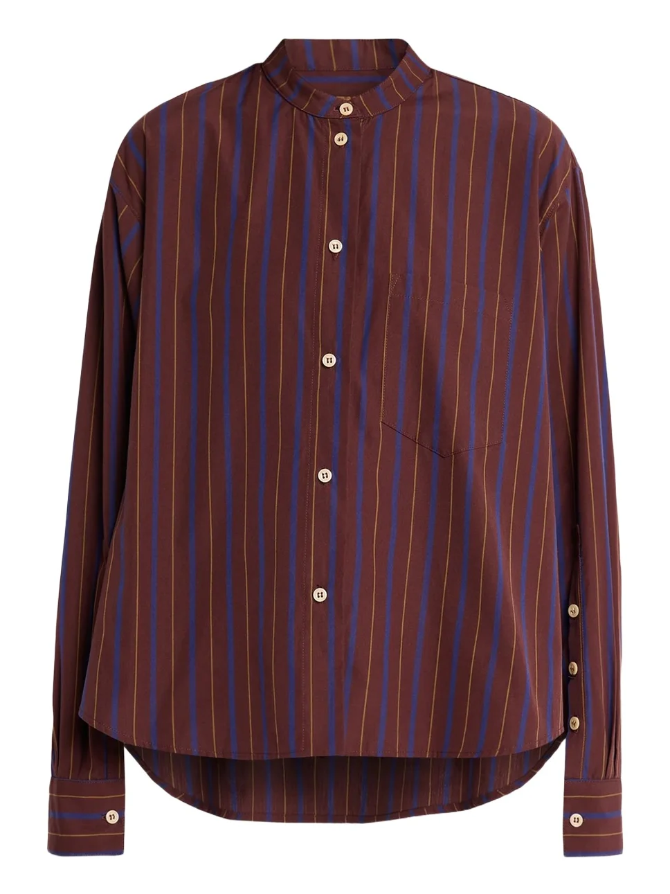 Jamie Haller The Editor Striped Cotton Shirt