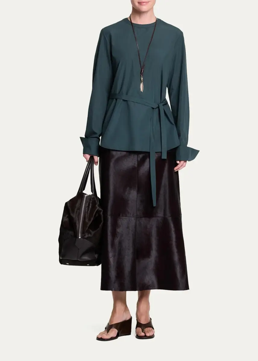 TWP The Day We Met Cotton Tie-Waist Top | Thumbnail 2 TWP The Day We Met Cotton Tie-Waist Top | Thumbnail 2