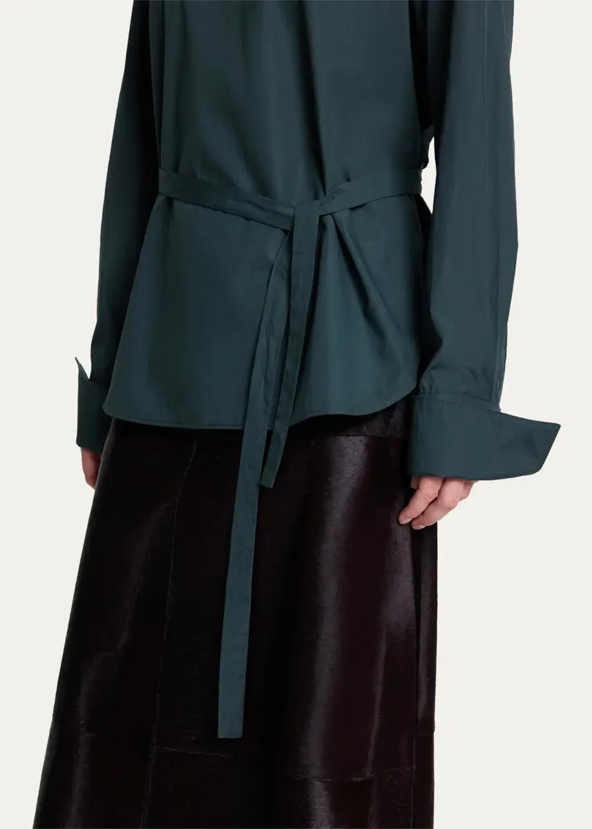 TWP The Day We Met Cotton Tie-Waist Top | Thumbnail 5 TWP The Day We Met Cotton Tie-Waist Top | Thumbnail 5