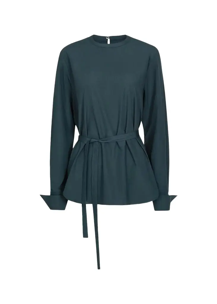 The Day We Met Cotton Tie-Waist Top The Day We Met Cotton Tie-Waist Top