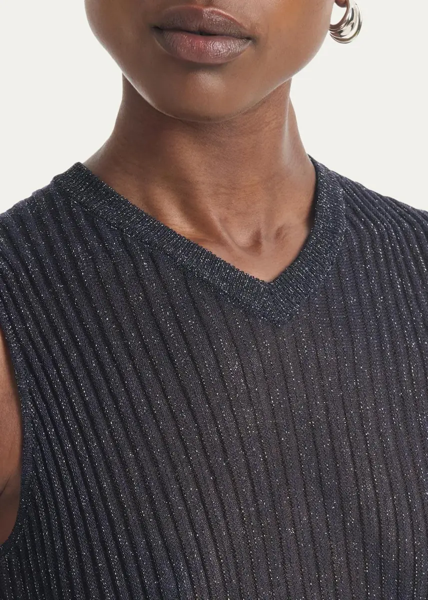 Altuzarra Selvin Ribbed Metallic-Knit Maxi Dress | Thumbnail 5 Altuzarra Selvin Ribbed Metallic-Knit Maxi Dress | Thumbnail 5