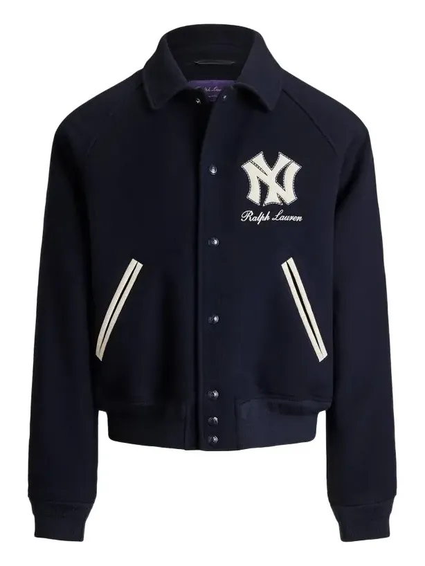Men's Yankees Wool Shearling-Lined Jacket