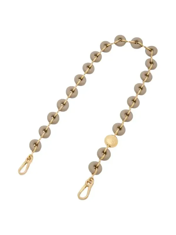 Loewe Goldtone Beaded Chain Strap