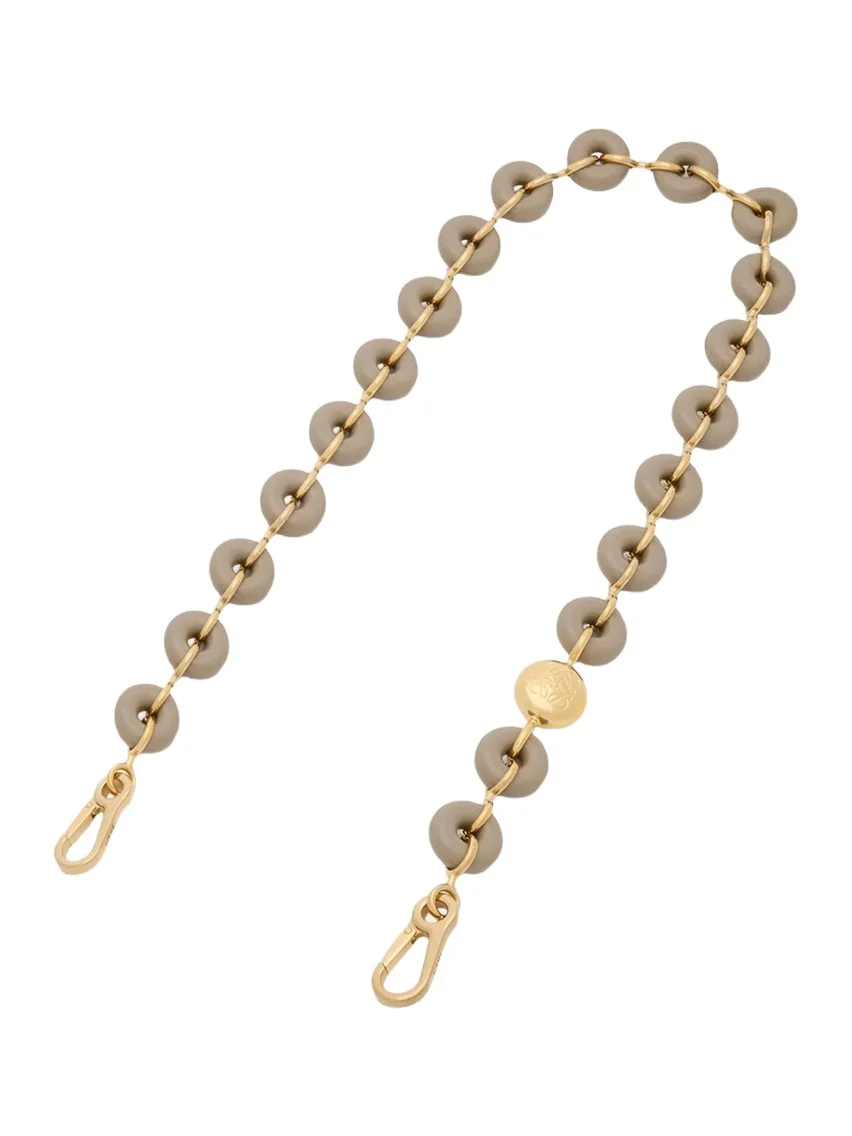 Loewe Goldtone Beaded Chain Strap | Thumbnail 1 Loewe Goldtone Beaded Chain Strap | Thumbnail 1