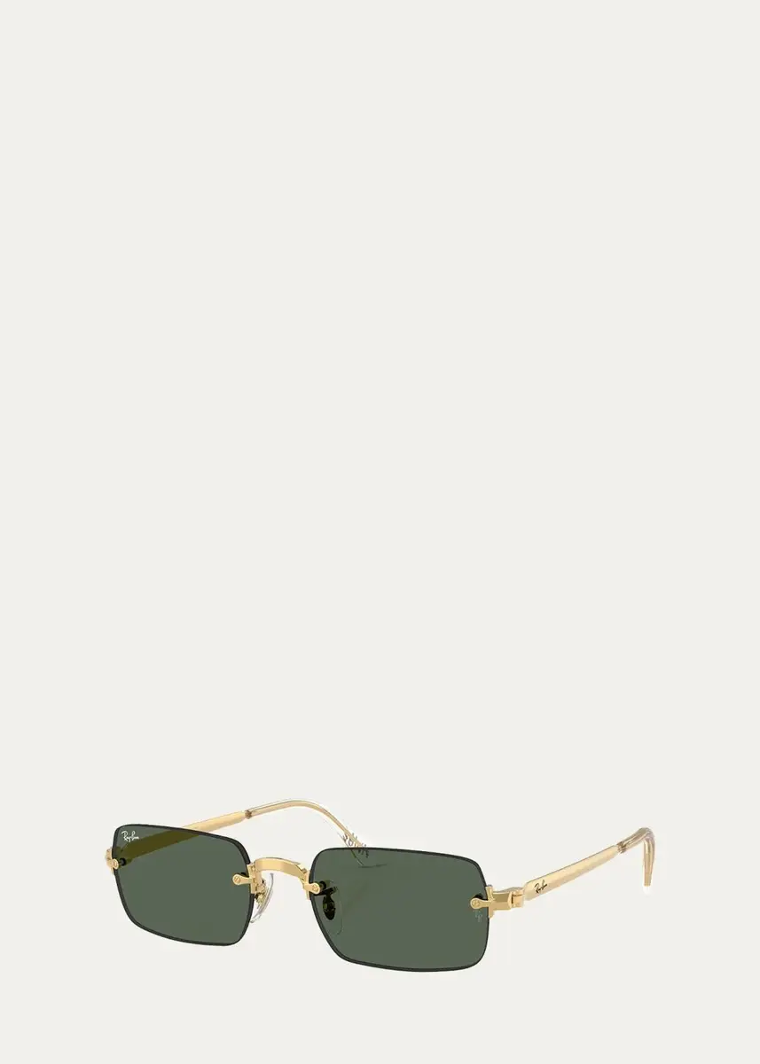 Ray-Ban x A$AP Rocky Men's Rb3928 Rimless Metal Rectangle Sunglasses | Thumbnail 2