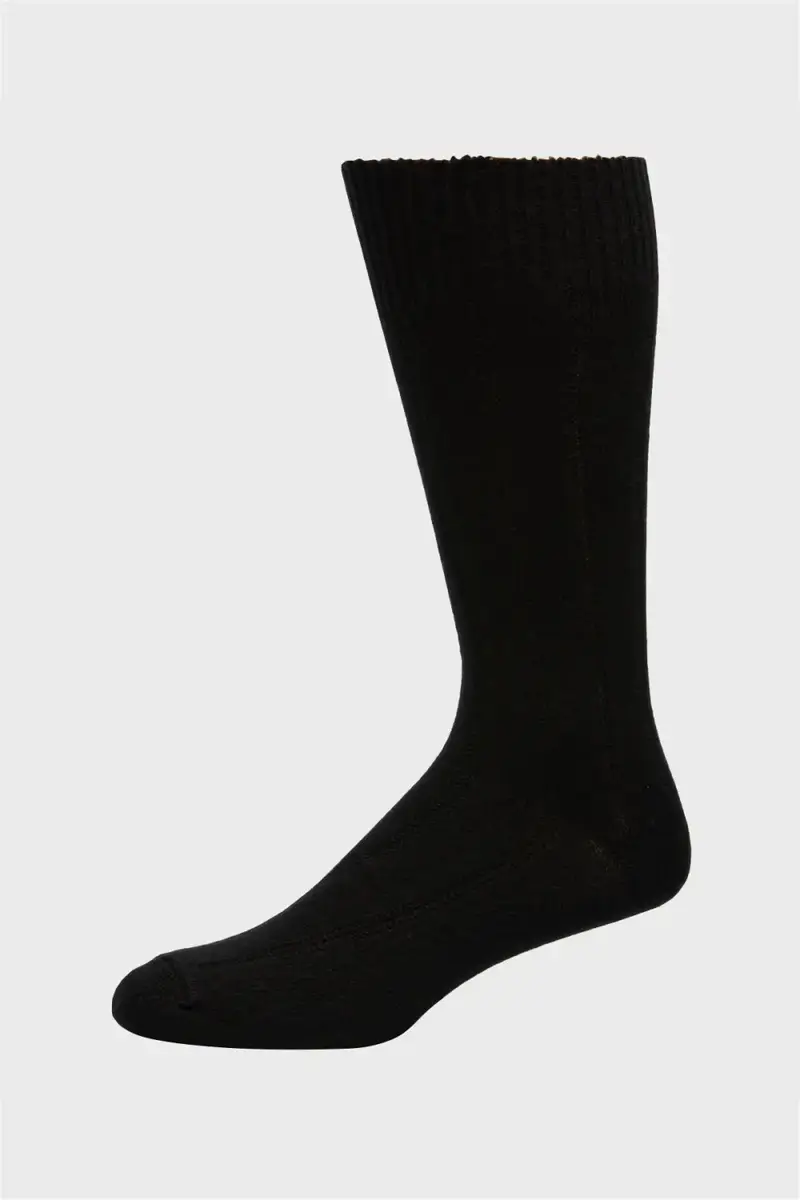 Neiman Marcus Men's Rib Cashmere Crew Socks | Thumbnail 3 Neiman Marcus Men's Rib Cashmere Crew Socks | Thumbnail 3