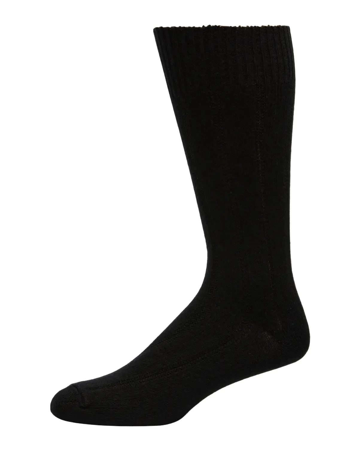 Men's Rib Cashmere Crew Socks Men's Rib Cashmere Crew Socks