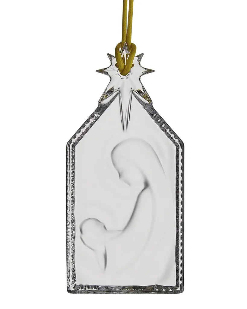 Waterford Crystal Nativity Christmas Ornament