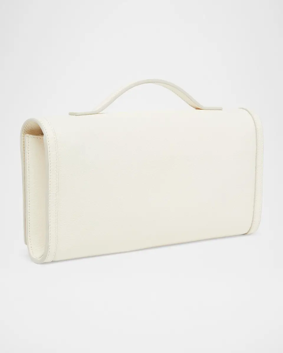 Roger Vivier Belle Vivier Leather Clutch Bag | Thumbnail 2