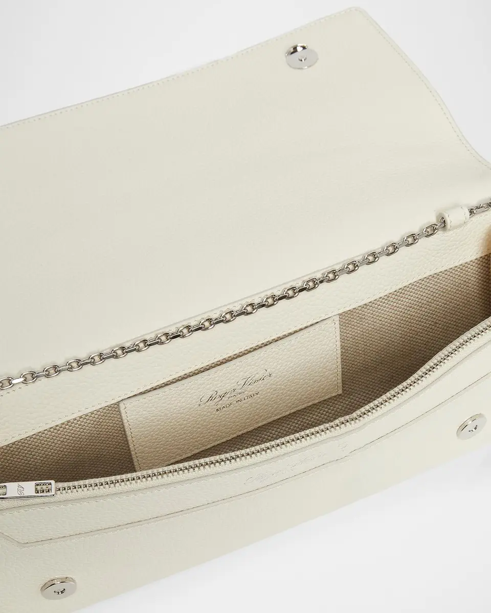 Roger Vivier Belle Vivier Leather Clutch Bag | Thumbnail 3