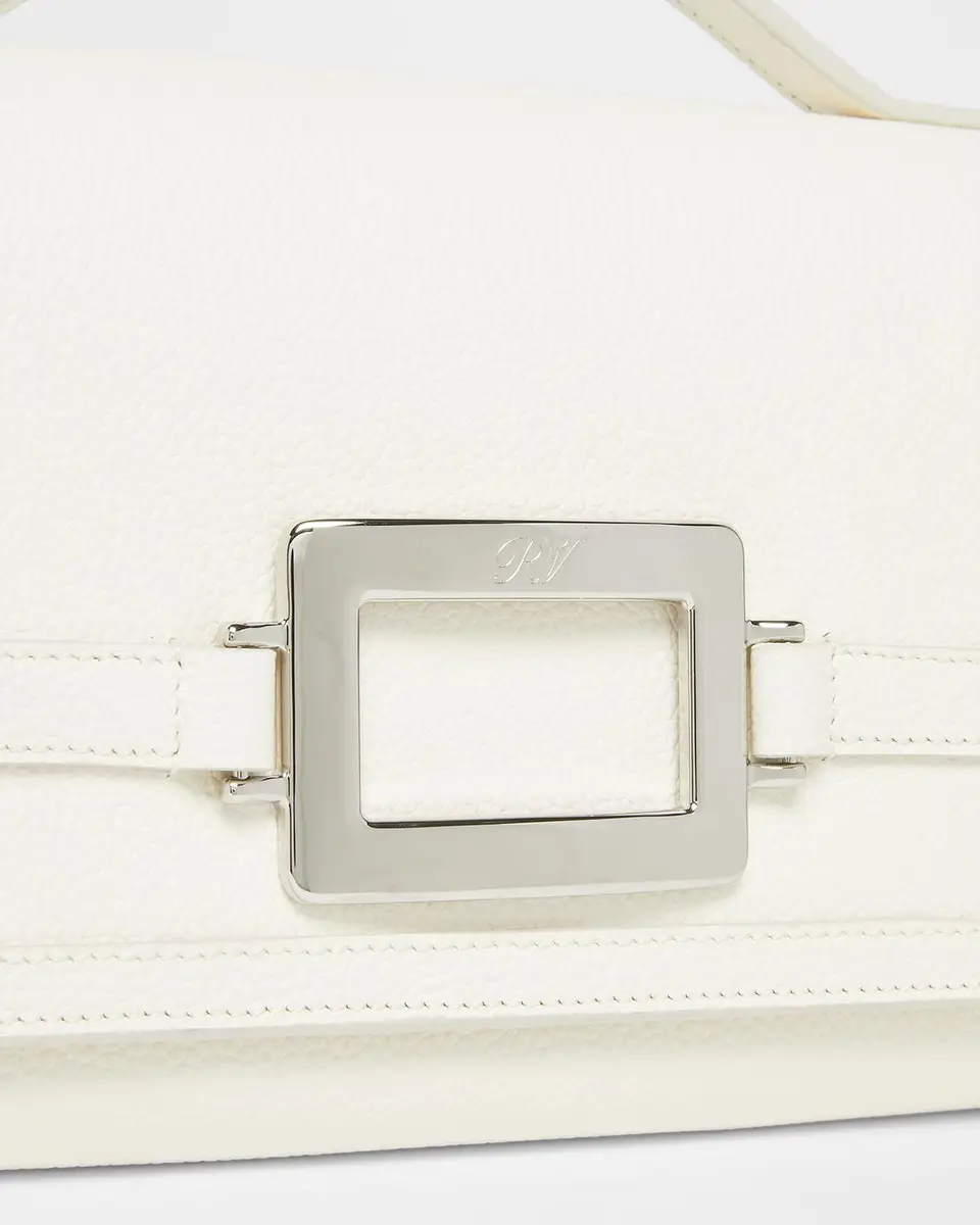 Roger Vivier Belle Vivier Leather Clutch Bag | Thumbnail 4