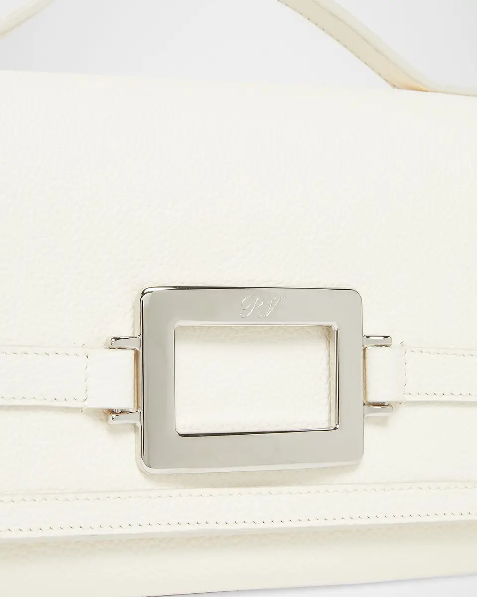 Roger Vivier Belle Vivier Leather Clutch Bag | Thumbnail 5