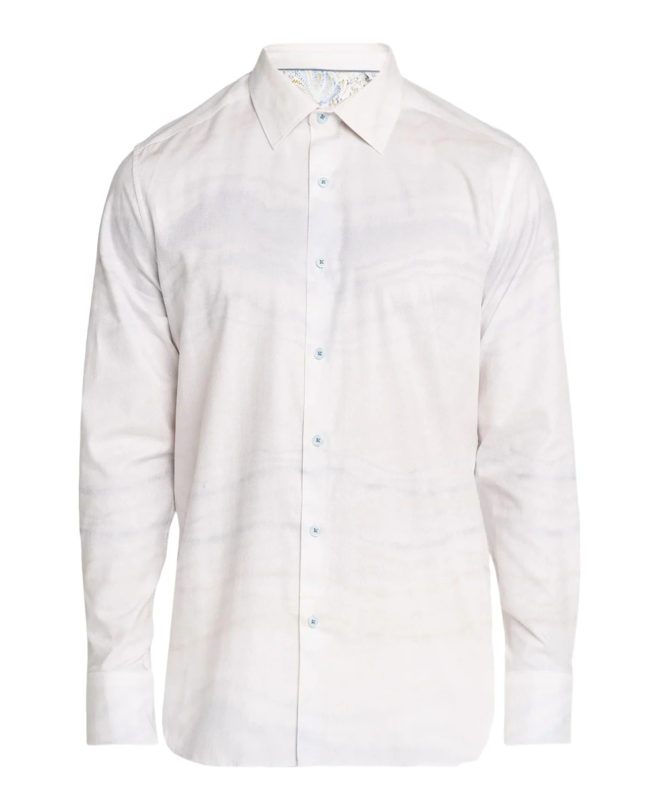 Men's Glenmore Cotton Herringbone Button-Front Shirt Men's Glenmore Cotton Herringbone Button-Front Shirt