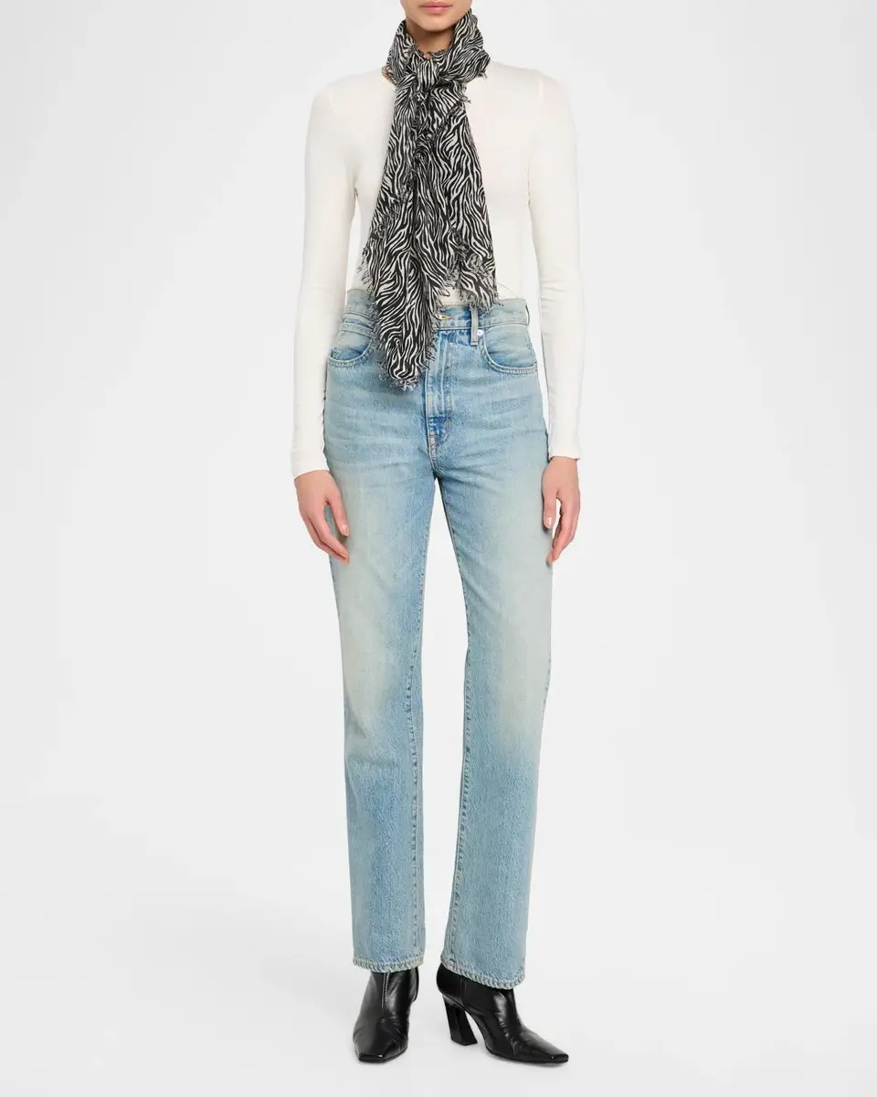 Etoile Isabel Marant Alecia Printed Cashmere and Wool Scarf | Thumbnail 2
