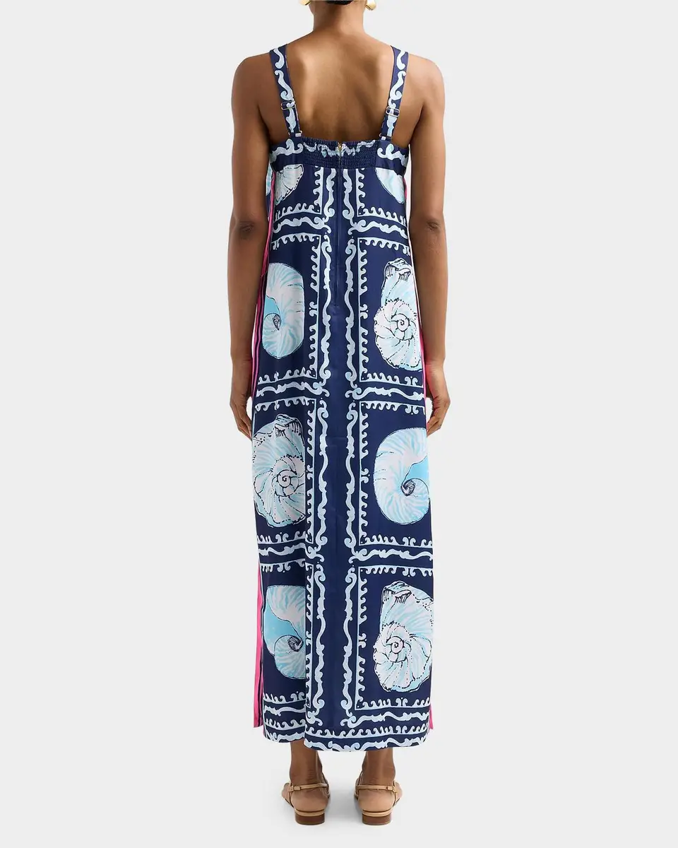 Lilly Pulitzer Casandra Seashell-Print Maxi Dress | Thumbnail 3 Lilly Pulitzer Casandra Seashell-Print Maxi Dress | Thumbnail 3