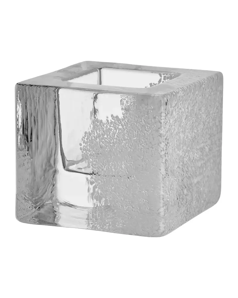Blue Votive Candle Holder, White Blue Votive Candle Holder, White