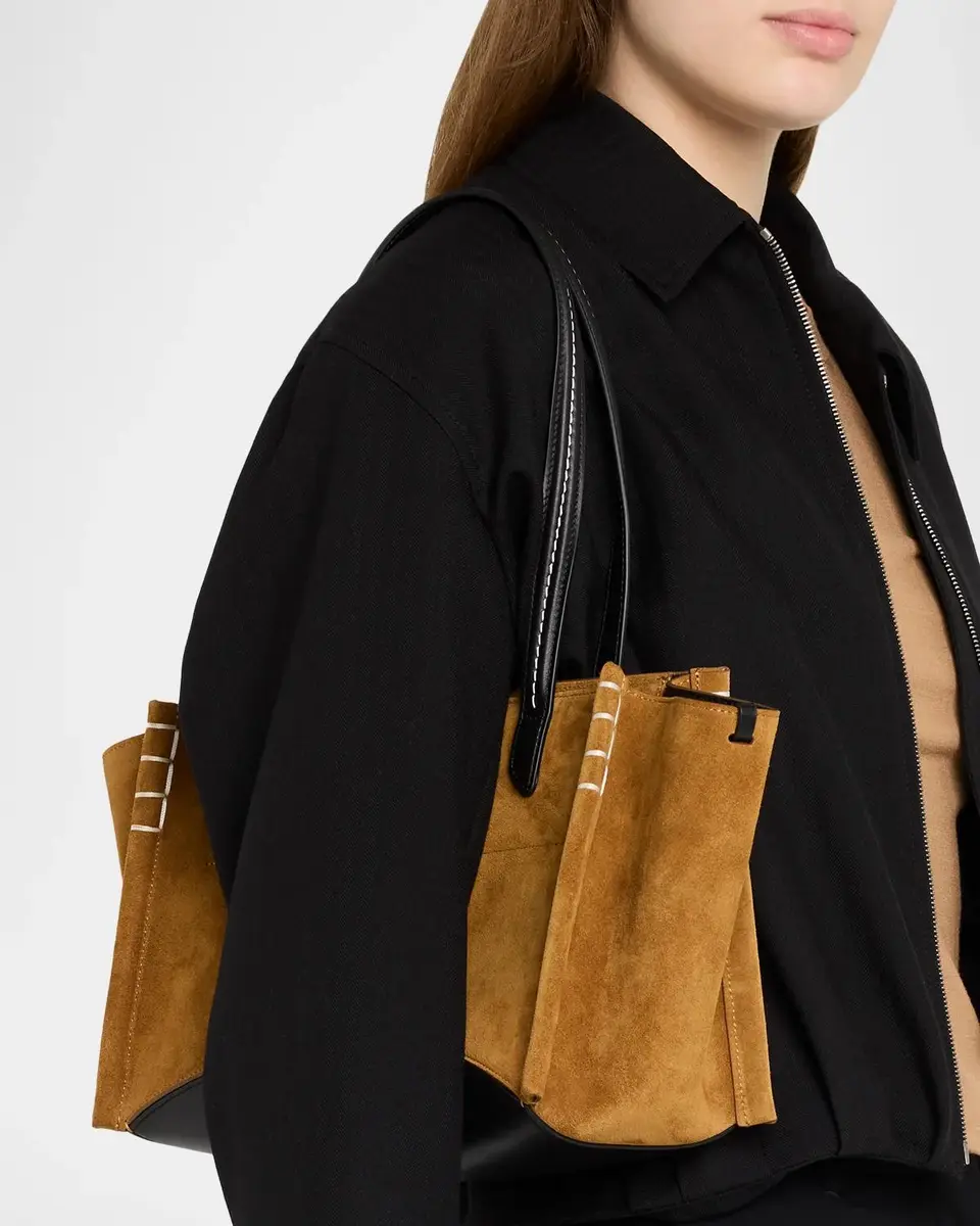 JW Anderson Elongated Suede Tote Bag | Thumbnail 2