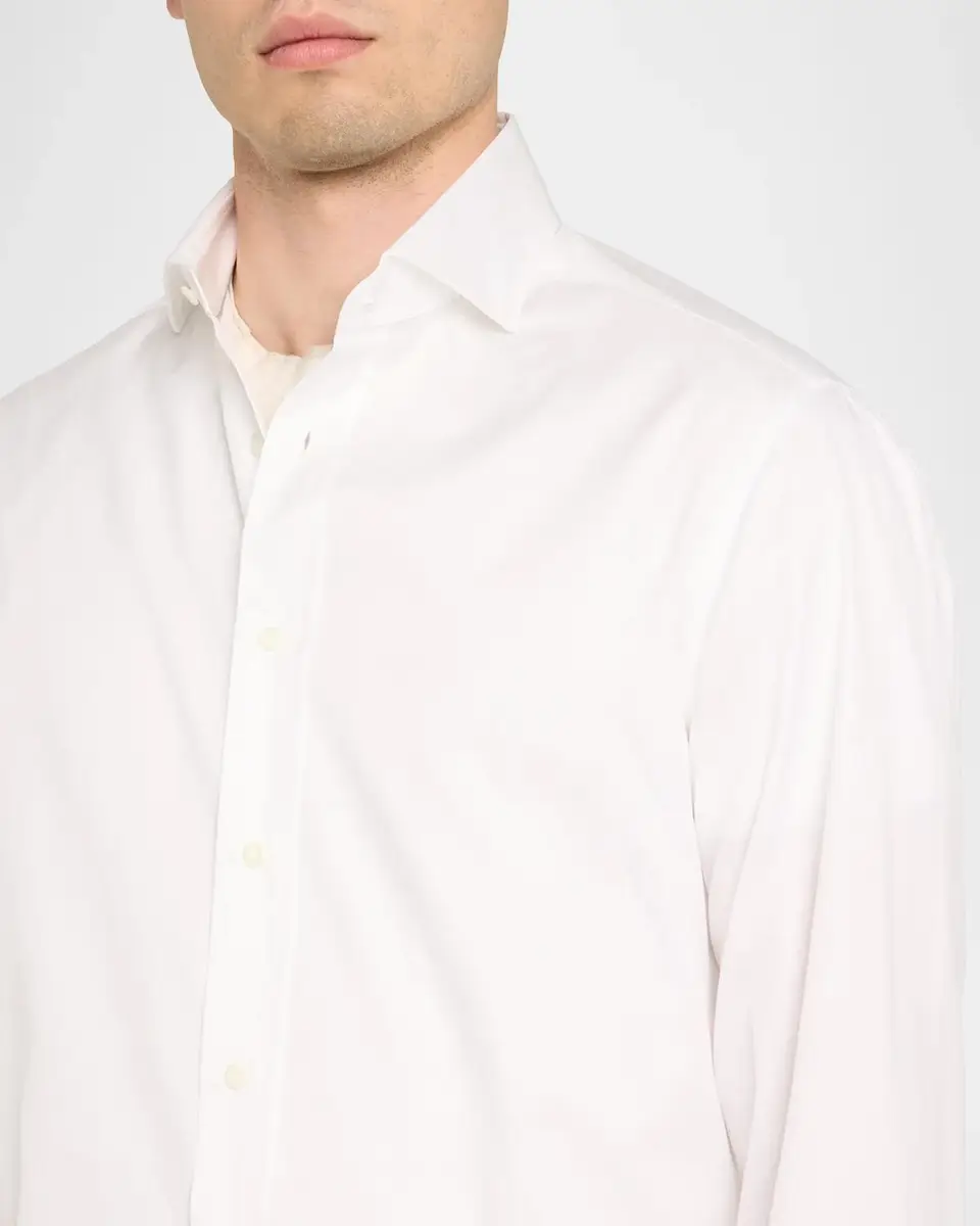 Brunello Cucinelli Men's Cotton Dress Shirt | Thumbnail 5