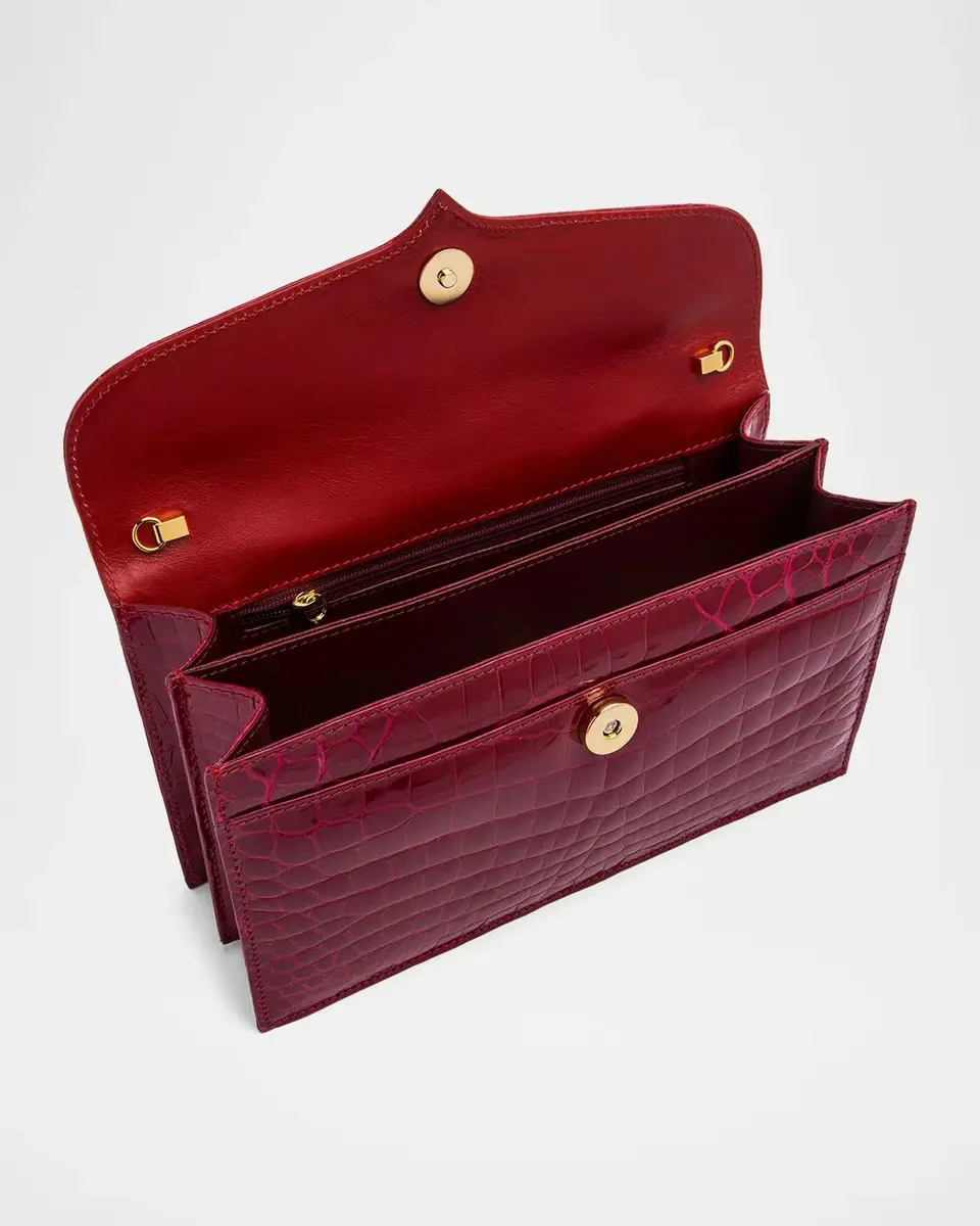 Lana Marks Capri Alligator Leather Clutch Bag | Thumbnail 12 Lana Marks Capri Alligator Leather Clutch Bag | Thumbnail 12