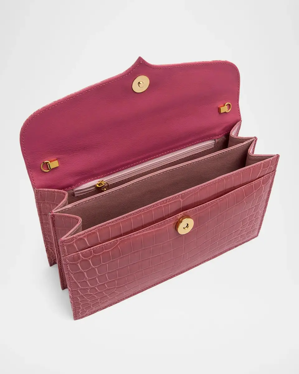 Lana Marks Capri Alligator Leather Clutch Bag | Thumbnail 3 Lana Marks Capri Alligator Leather Clutch Bag | Thumbnail 3