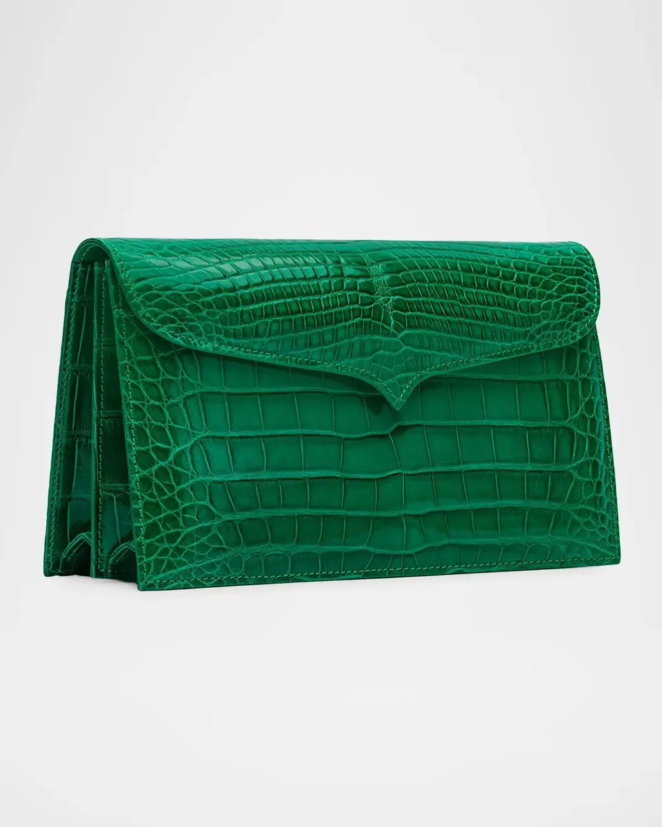 Lana Marks Capri Alligator Leather Clutch Bag | Thumbnail 4 Lana Marks Capri Alligator Leather Clutch Bag | Thumbnail 4