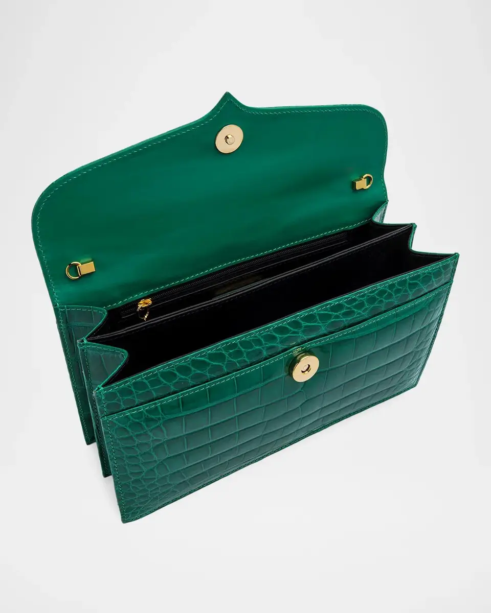 Lana Marks Capri Alligator Leather Clutch Bag | Thumbnail 5 Lana Marks Capri Alligator Leather Clutch Bag | Thumbnail 5