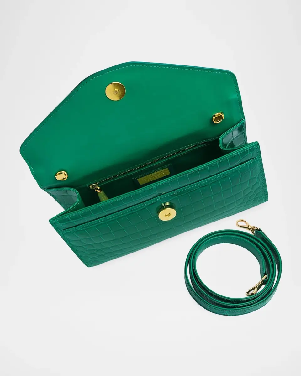 Lana Marks Capri Alligator Leather Clutch Bag | Thumbnail 7 Lana Marks Capri Alligator Leather Clutch Bag | Thumbnail 7