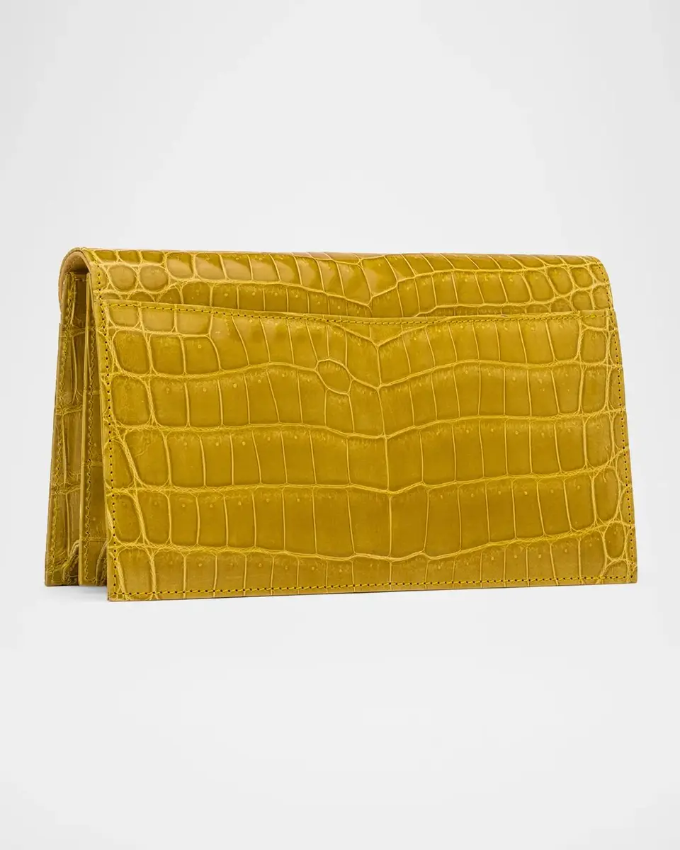 Lana Marks Capri Alligator Leather Clutch Bag | Thumbnail 10 Lana Marks Capri Alligator Leather Clutch Bag | Thumbnail 10
