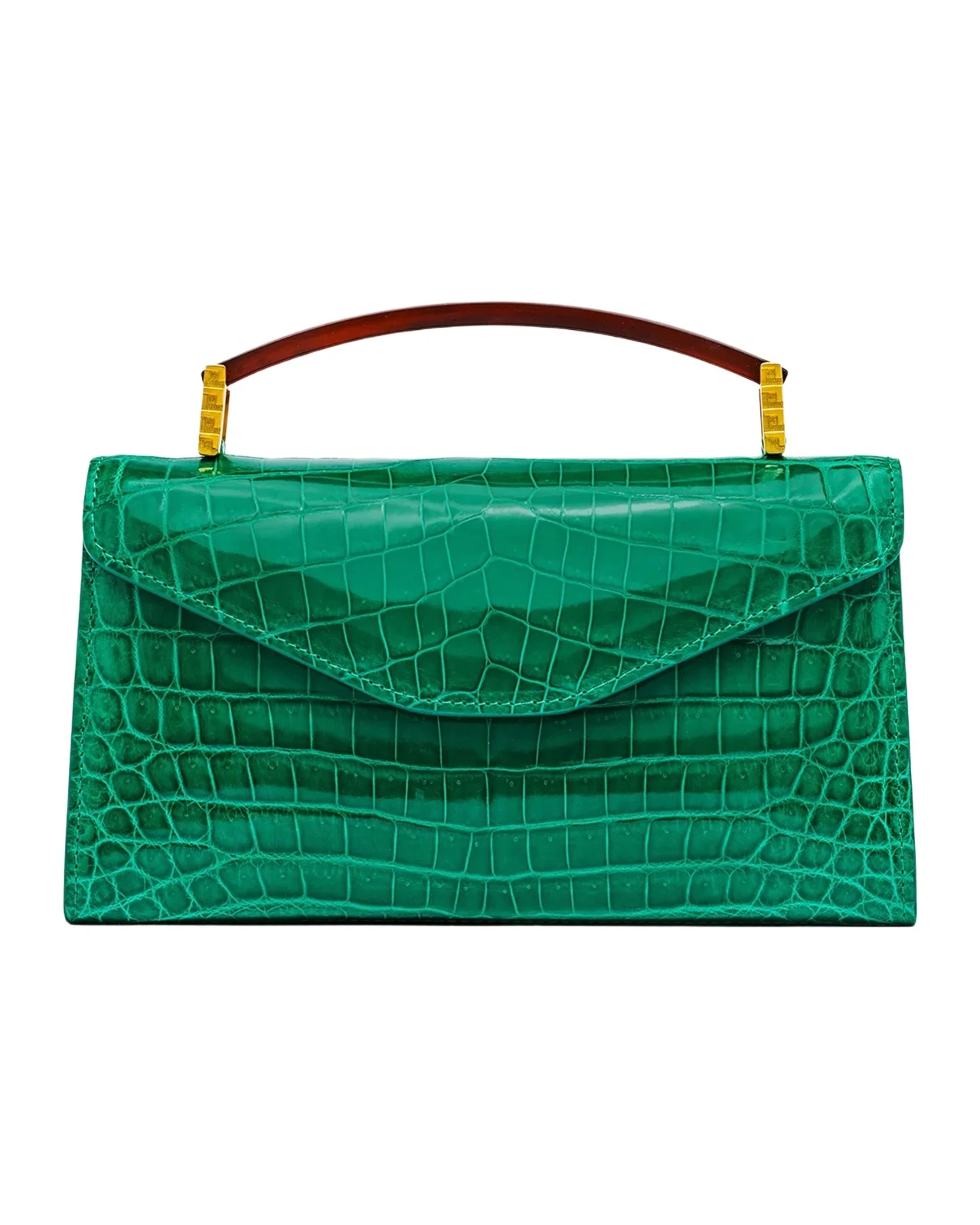 Lana Marks Mia Alligator Top-Handle Bag