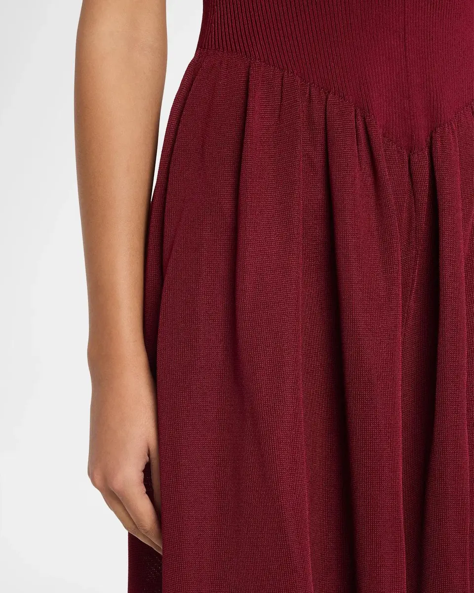 Altuzarra Lollie V-Neck Sleeveless Fit-And-Flare Midi Dress | Thumbnail 5 Altuzarra Lollie V-Neck Sleeveless Fit-And-Flare Midi Dress | Thumbnail 5