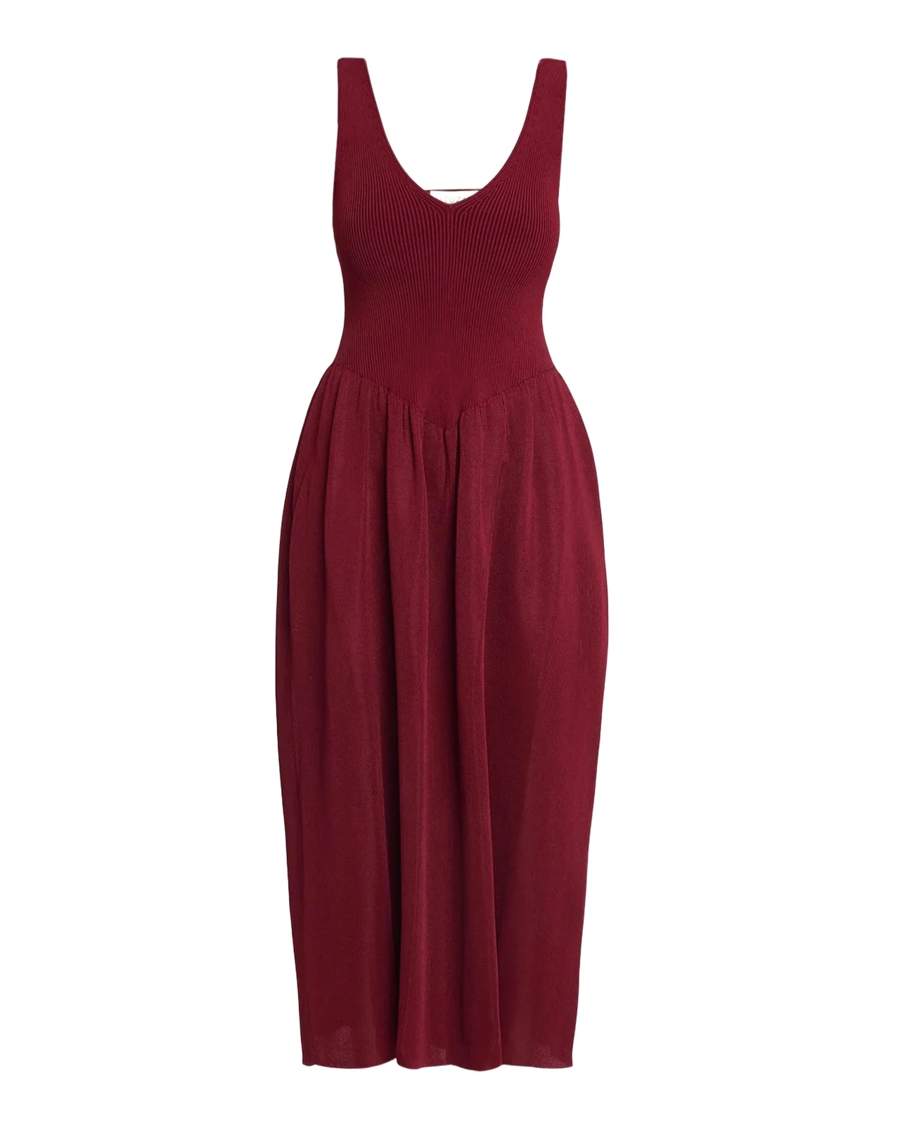 Altuzarra Lollie V-Neck Sleeveless Fit-And-Flare Midi Dress