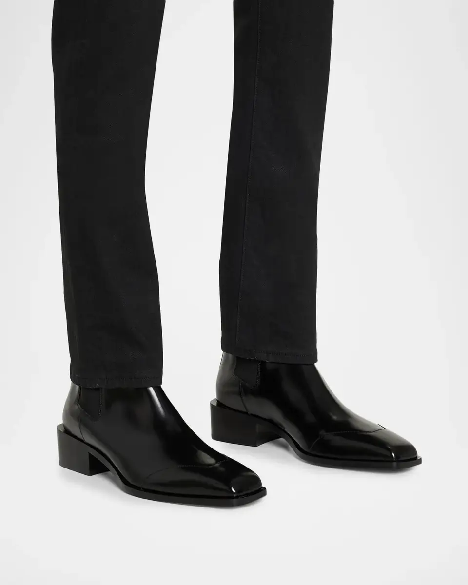 Giuseppe Zanotti Men's Filler Leather Chelsea Boots | Thumbnail 2 Giuseppe Zanotti Men's Filler Leather Chelsea Boots | Thumbnail 2