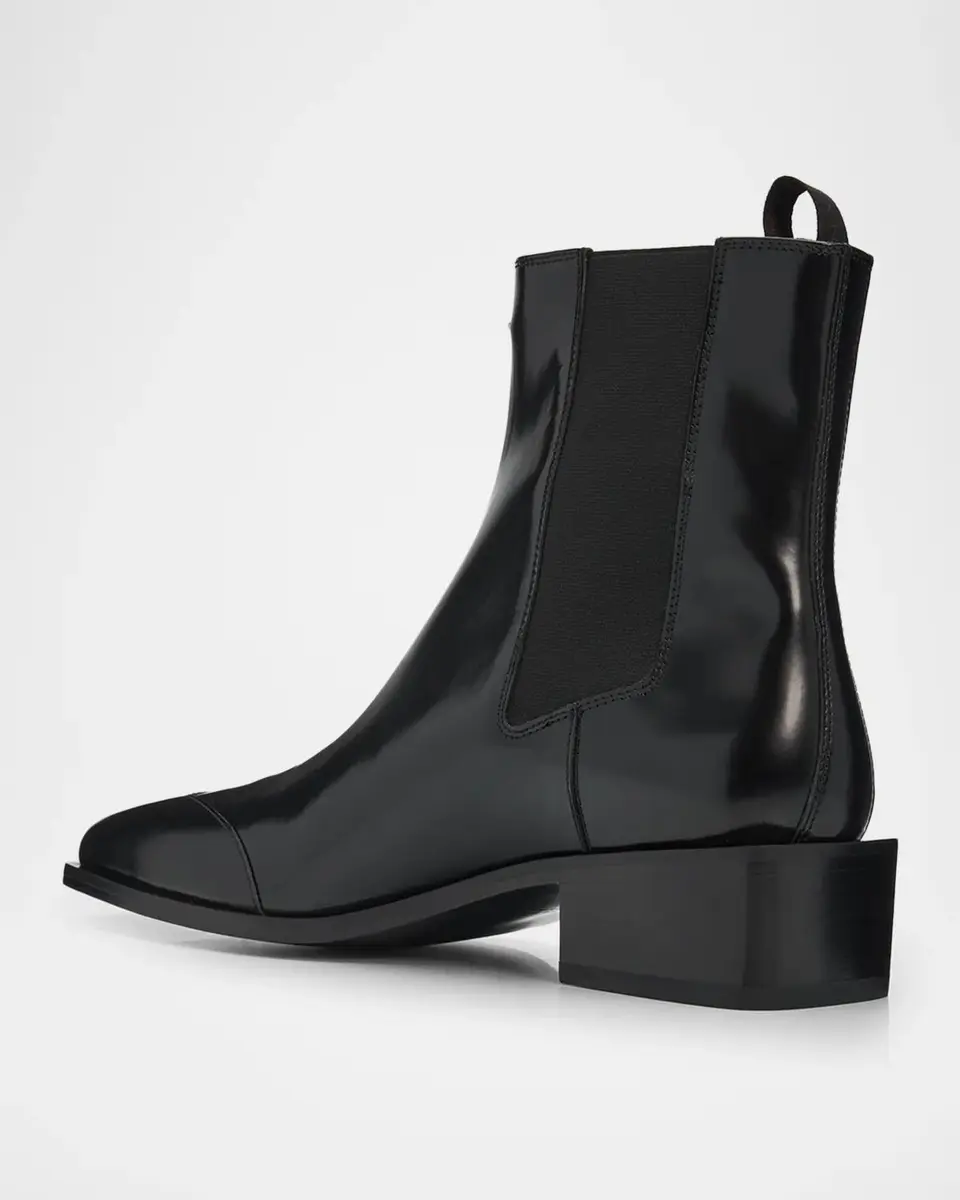Giuseppe Zanotti Men's Filler Leather Chelsea Boots | Thumbnail 4 Giuseppe Zanotti Men's Filler Leather Chelsea Boots | Thumbnail 4