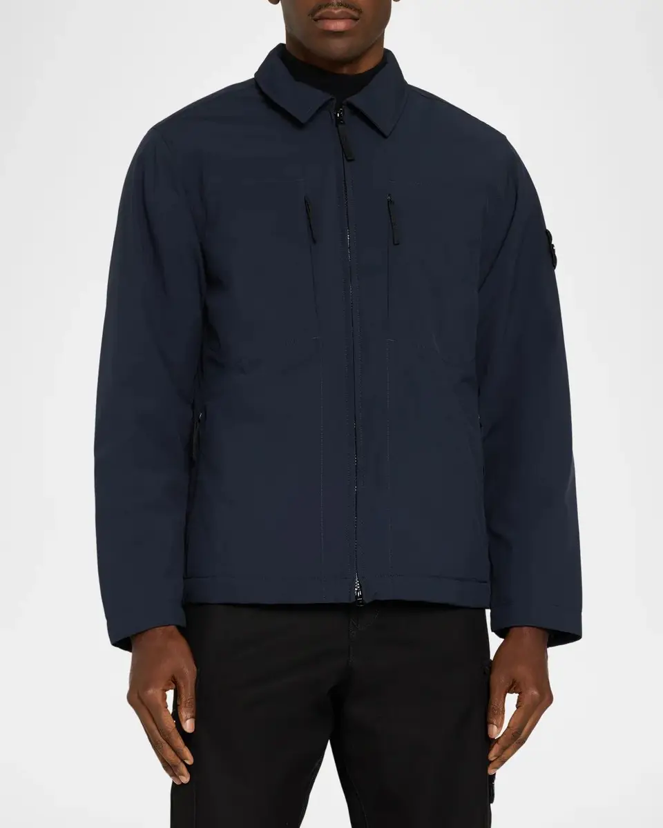 Stone Island Men's Water-Resistant Padded Coach Jacket | Thumbnail 4