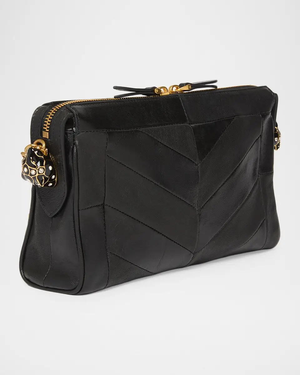 Valentino Garavani Panthea Small Patchwork Leather Shoulder Bag | Thumbnail 3