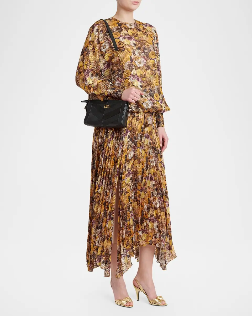 Valentino Garavani Panthea Small Patchwork Leather Shoulder Bag | Thumbnail 5