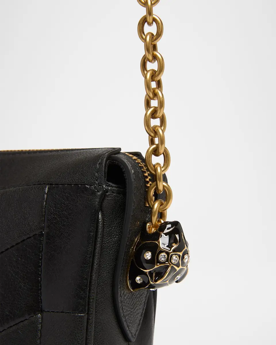 Valentino Garavani Panthea Small Patchwork Leather Shoulder Bag | Thumbnail 6